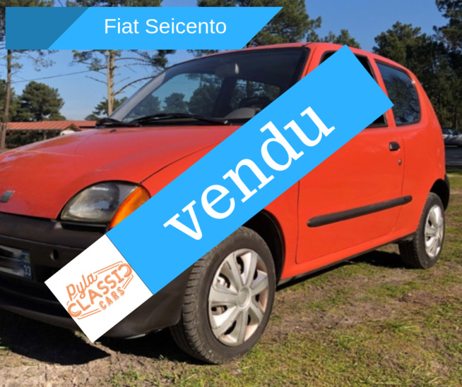 A vendre Fiat Seicento de 1998 - seconde voiture, jeune conducteur, petit budget