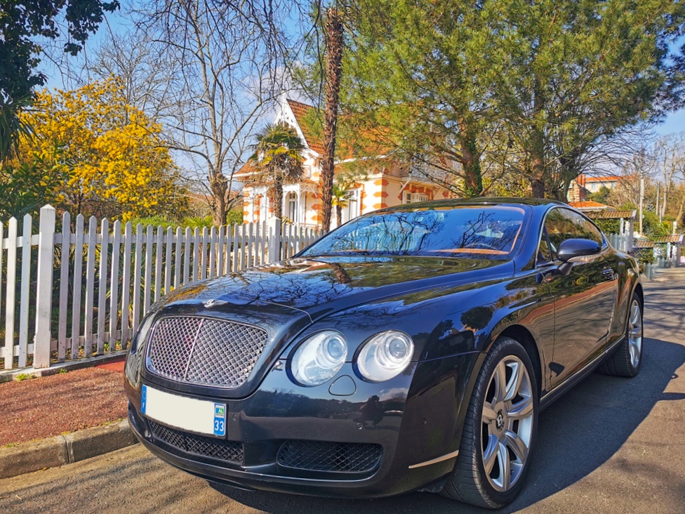 A vendre Bentley Continental GT coupé noire de 2007 