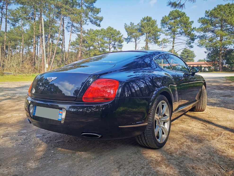 A vendre Bentley Continental GT coupé noire de 2007 