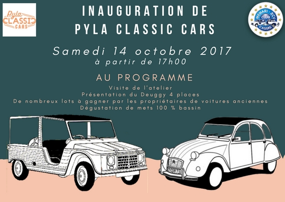 Inauguration Garage Pyla Classic Cars