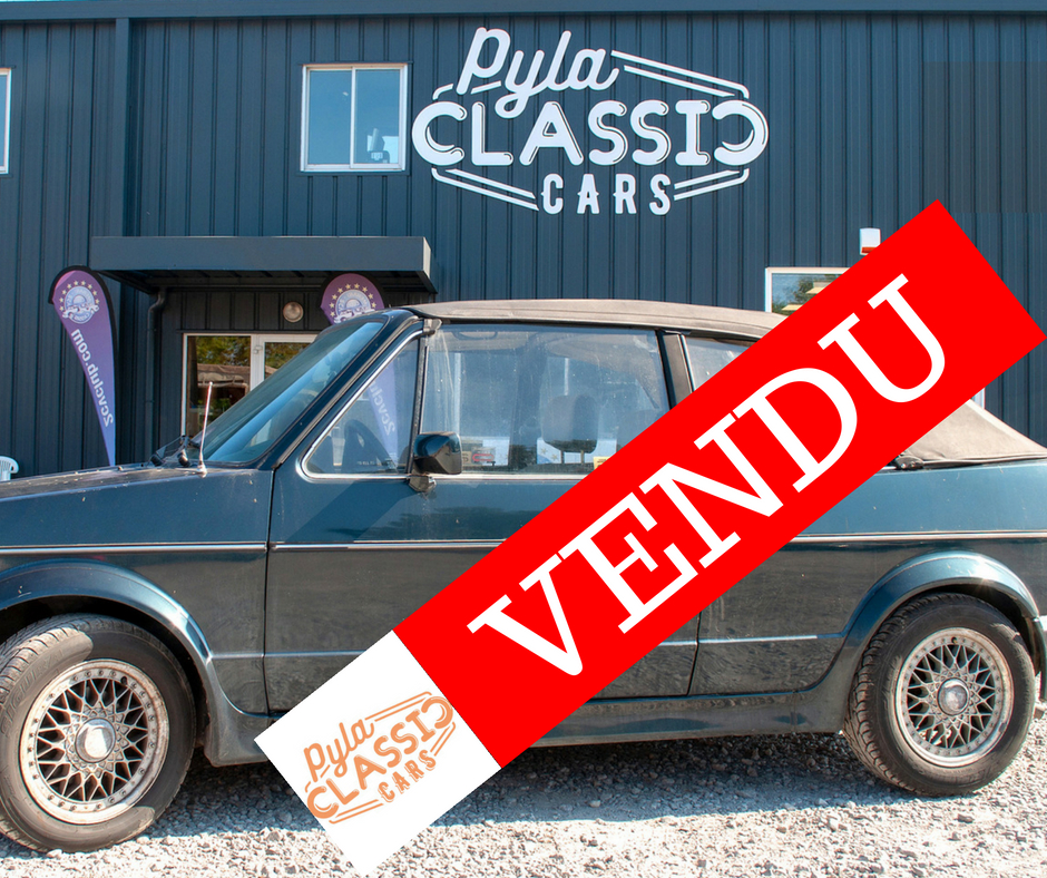 VW Golf Cabriolet de 1983 vendu