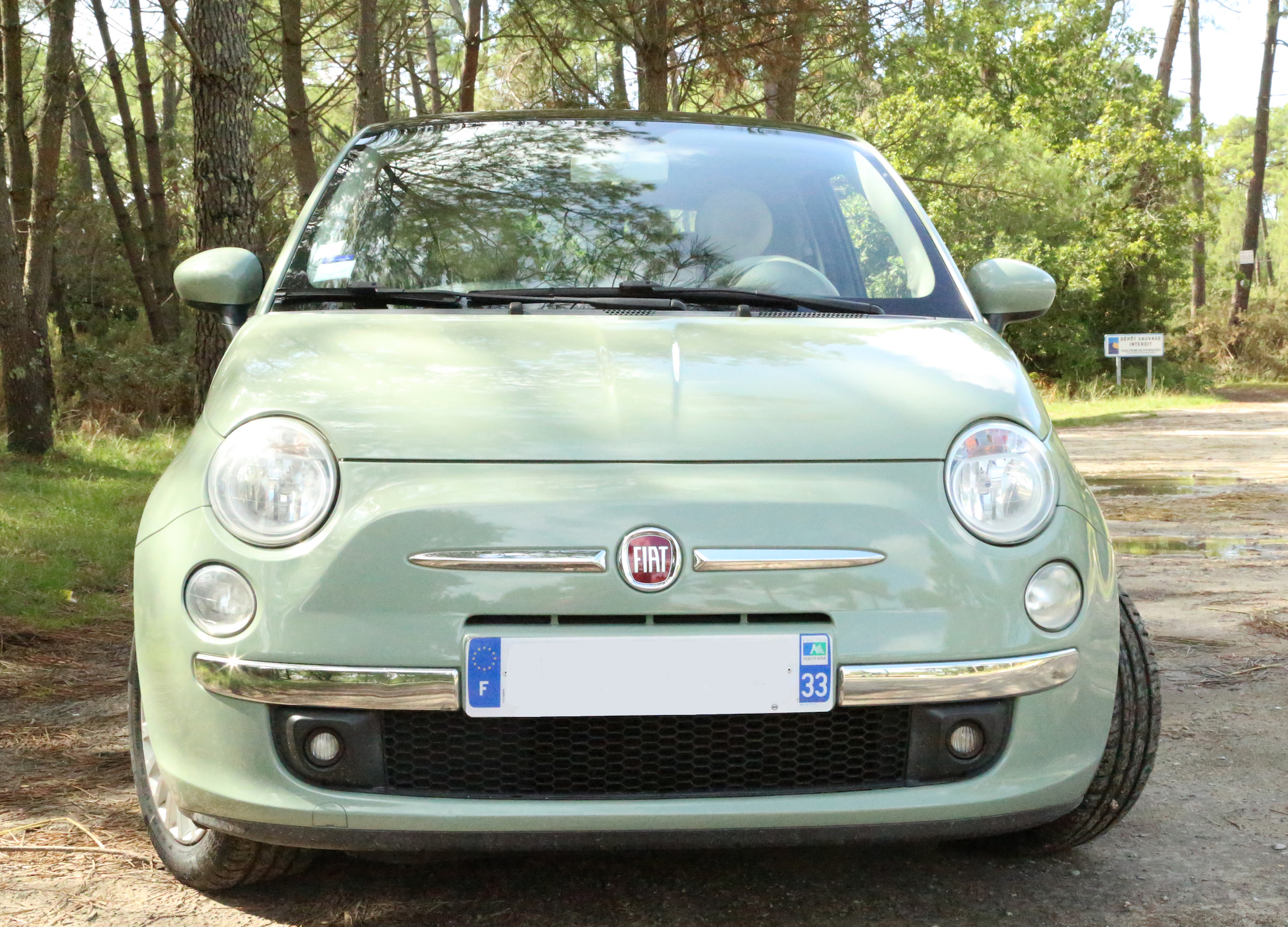 A vendre Fiat 500 1.2 Lounge de 2008 avec un CT ok et en très bel état !