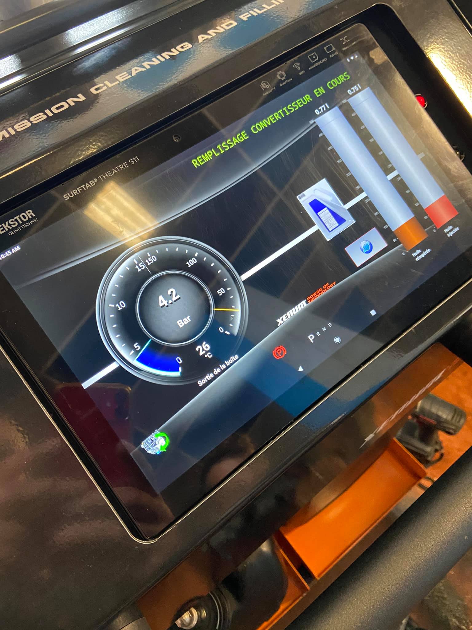 0ù vidanger sa boite de vitesse auto sur le bassin