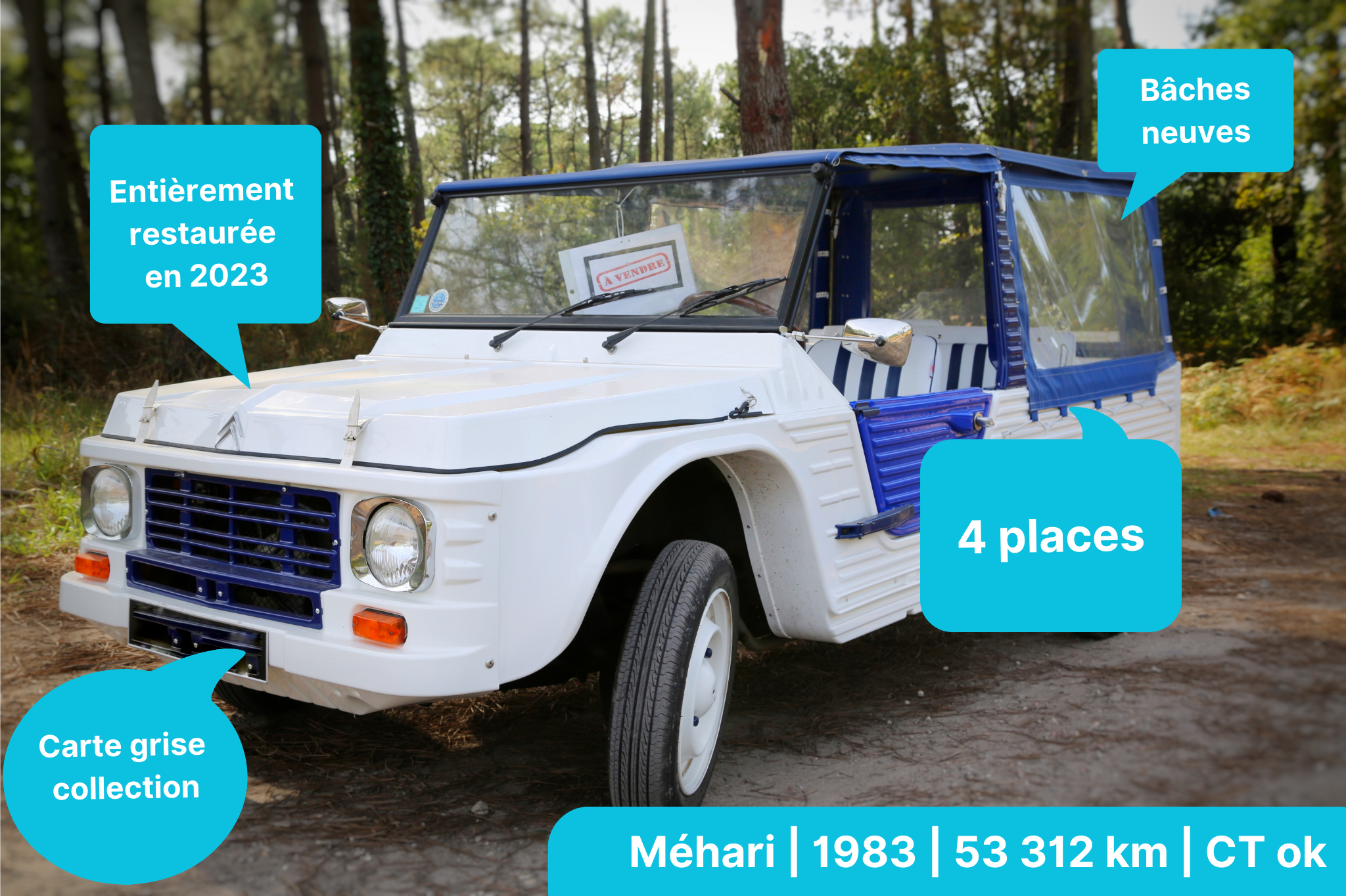 Méhari à vendre