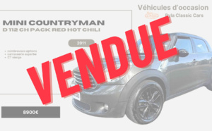 À vendre MINI COOPER D COUNTRYMAN 112 ch pack Red Hot Chili 