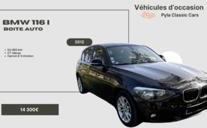 À vendre BMW 116i en parfait état (entretien BMW) avec CT vierge