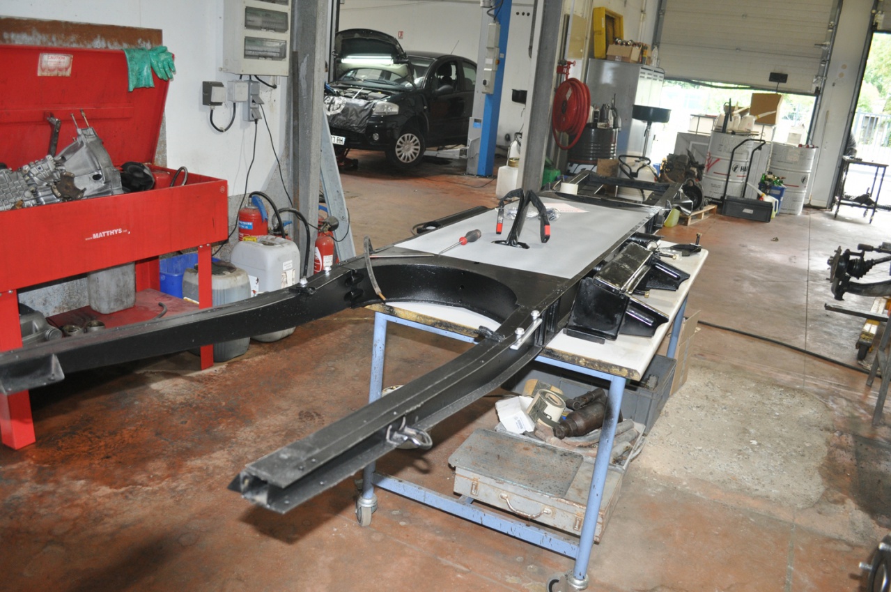 Chassis 2cv refait à neuf