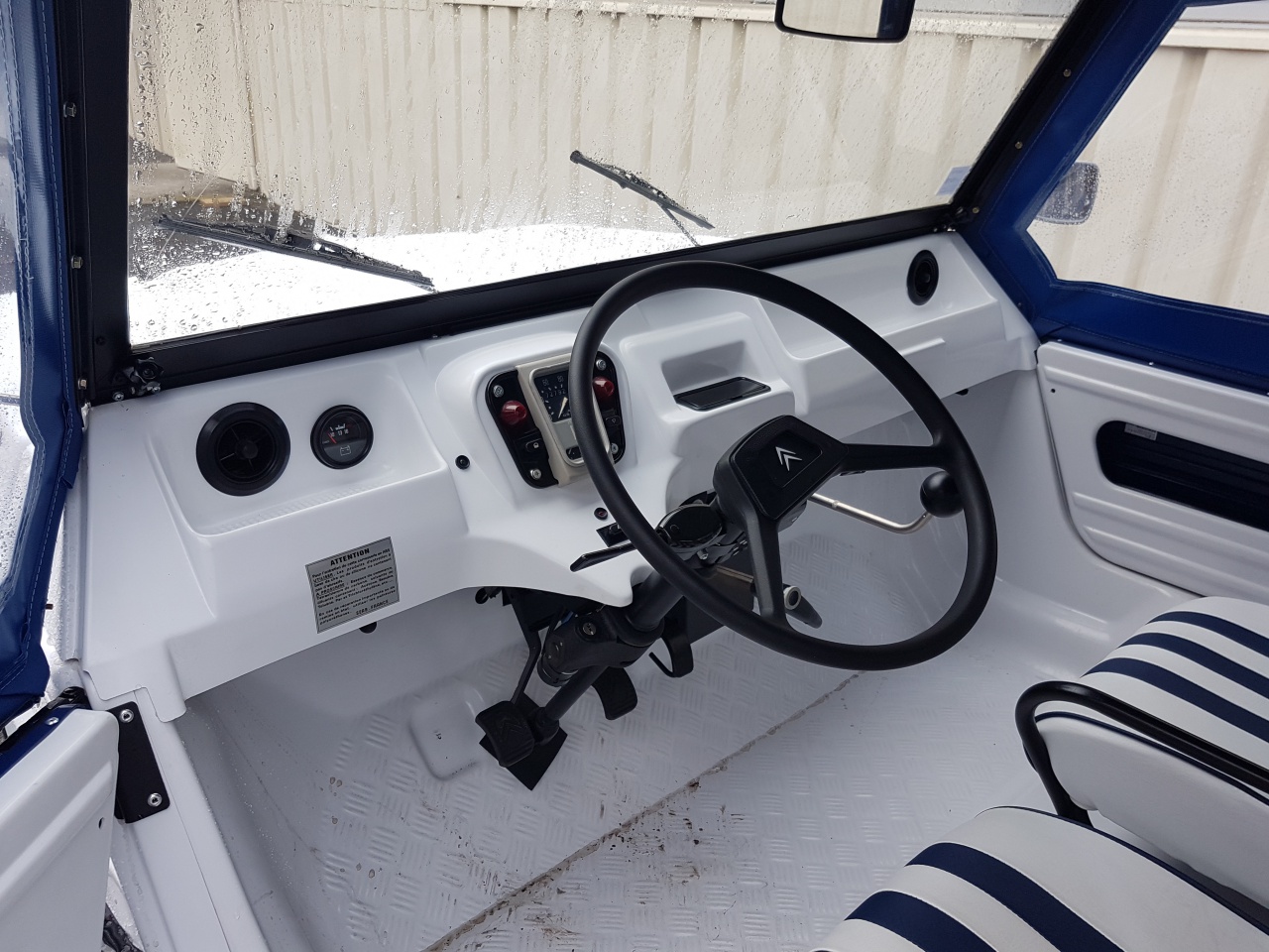poste pilotage Méhari rénovée